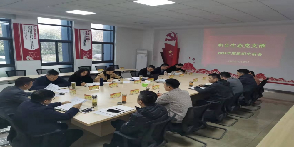 和合生態(tài)黨支部召開2021年度組織生活會(huì)