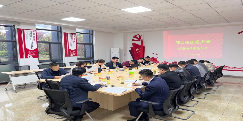 和合生態(tài)黨支部組織開展3月份政治理論學(xué)習(xí)