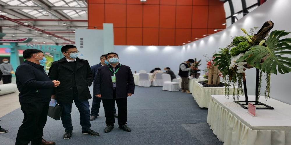 綠葉集團參加安徽省插花花藝職業技能競賽開幕式